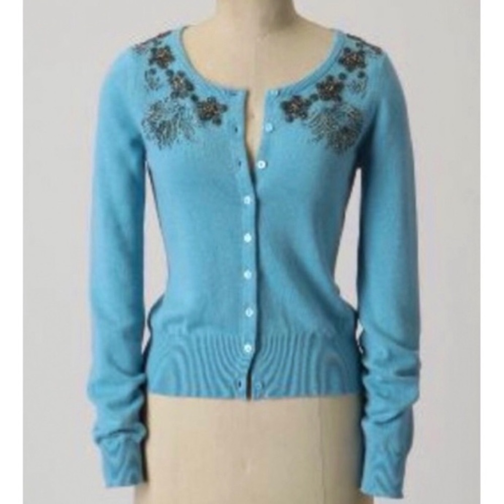 Anthropology Knitted & Knotted cardigan